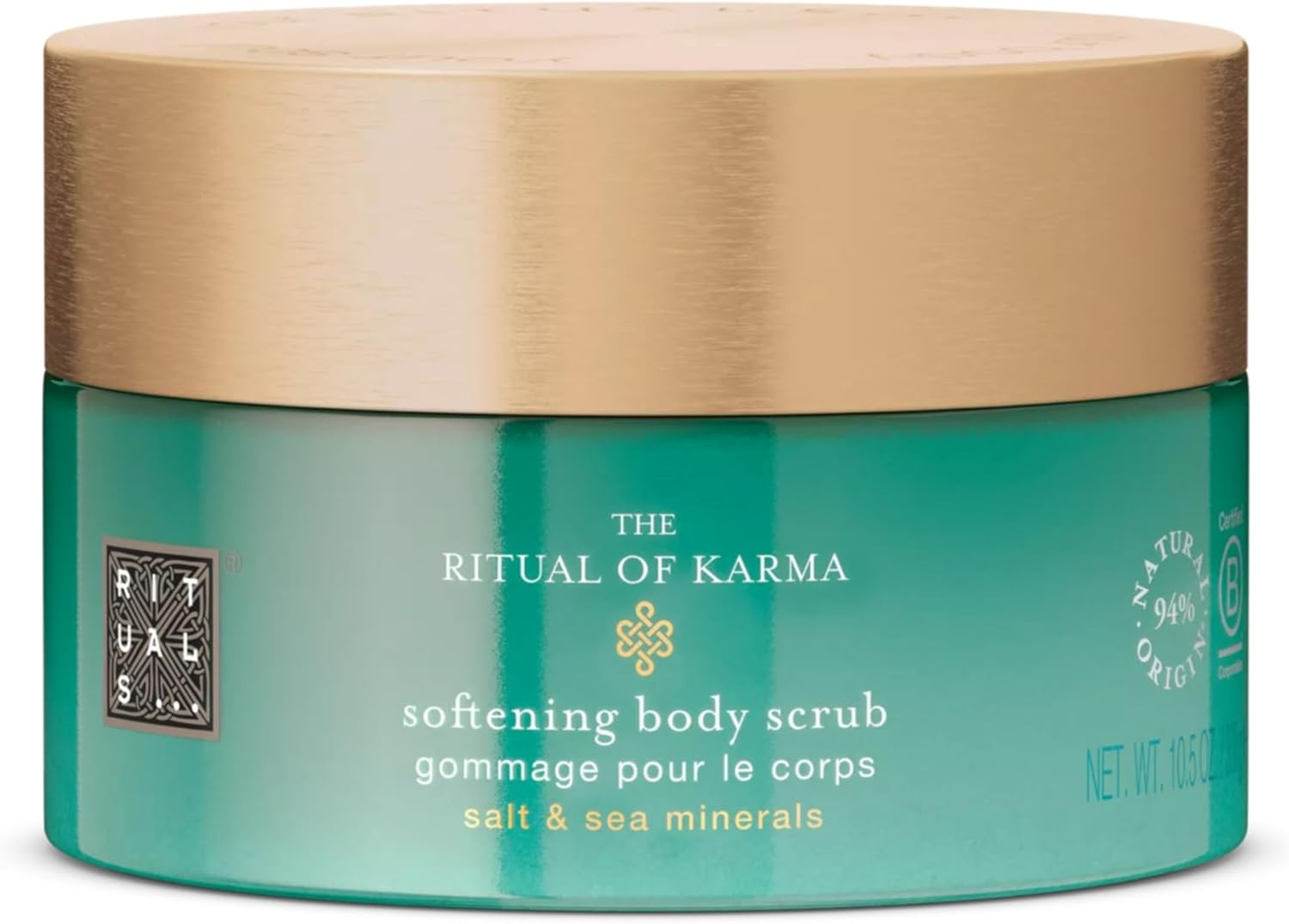 RITUALS the Ritual of Karma Body Scrub, Summer Scented Salt Scrub with Sea Miner