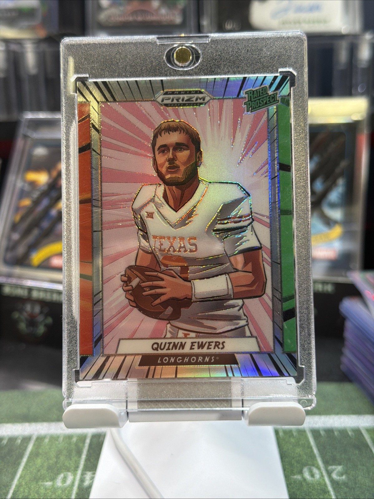 2024 Quinn Ewers Panini - Prizm Draft Picks MANGA Case Hit