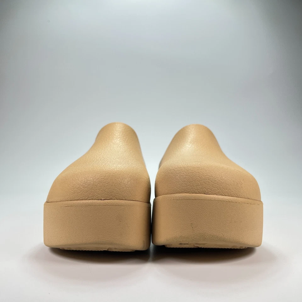 Crocs Dylan Plataforma Zueco Beige Sin Cordones Sandalias Zapatos 209869 Mujer’s Talla 6 Foto 2 de 4