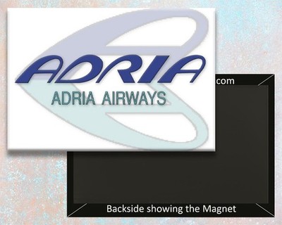 Adria Airways Logo Handmade 3.25'' x 2.25'' Fridge Magnet (LM14109)