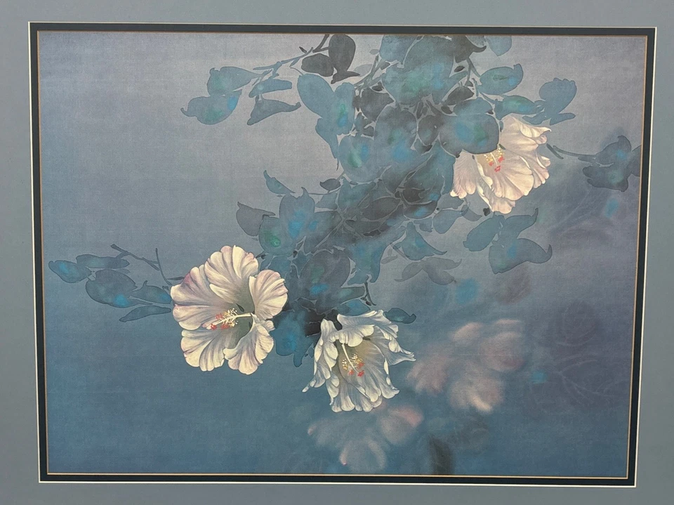 Litografía vintage 1981 David Lee luz lavanda impresión Touchstone Publishers 30" Foto 3 de 4