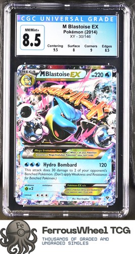 M Blastoise-EX graded CGC 8.5 for sale on eBay