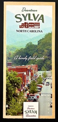 2000s Downtown Sylva North Carolina Small Town Guide Map Vintage Travel Brochure