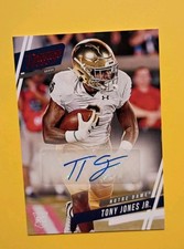 2020 Chronicles Draft Picks Prestige Signatures Tony Jones Jr Auto Red RC AU 22
