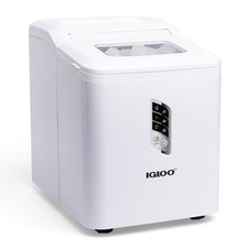 Igloo Automatic Portable Electric Countertop Ice Maker Machine, White