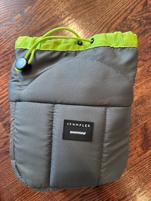 Crumpler Haven Camera Pouch - Medium - Gray/Green - Padded - Adjustable