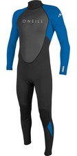 2025 O'Neill Youth Reactor II 3/2mm Back Zip Wetsuit - Black / Ocean