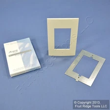 Leviton Natural Acenti Screwless Wallplate Snap-On Switch Outlet Cover ACWP1-NTL