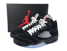 US Men's 7-12 Jordan 5 "BLACK METALLIC REIMAGINED" High Top Baketball Shoes