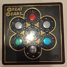 TOMY Great Gears Mechanical Brain Teaser Puzzle Strategy 8-11 Years Black