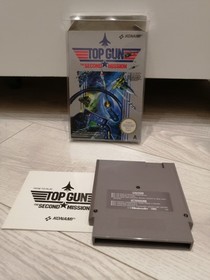 Top Gun The Second Mission NES Game Complete Boxed CIB with Manual PAL A