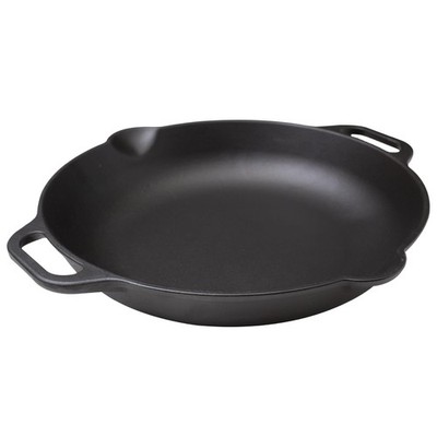 13-Inch Cast Iron Skillet, Pre-Seasoned Cast Iron Frying Pan with Long Handle...
