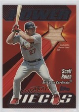 2004 Topps Clubhouse Collection Power Pieces Relics 8/27 Scott Rolen HOF 0t2