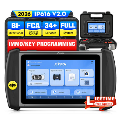 2026 XTOOL IP616 Diagnosis Bidirectional Key Programmer 34+ Services Free Update
