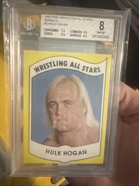 1982 Wrestling All-Stars Series A - Hulk Hogan #2 (RC) BGS 8 WWE WWF WCW Rookie