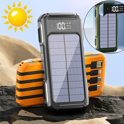 300000mAh Large Capacity USB Portable Charger Solar Power Bank for Mobile Phone