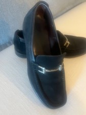 Ferragamo Salvatore Vintage Black Suede Shoes. Gently Worn. Size 8D