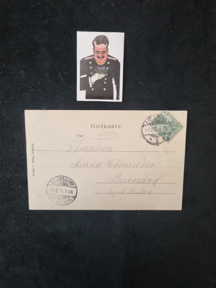 AK Liegnitz Schlesien 1901 Friedhofskapelle Nepomuk Brücke Friedrichsplatz... - Bild 4 von 4