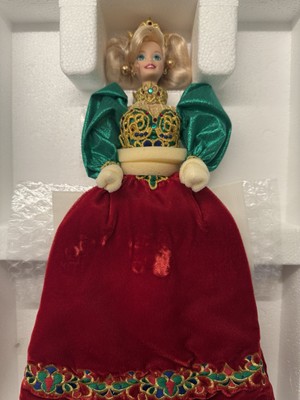 Barbie Holiday Jewel Porcelain Doll 1995 Mattel #14311 New In Box With COA