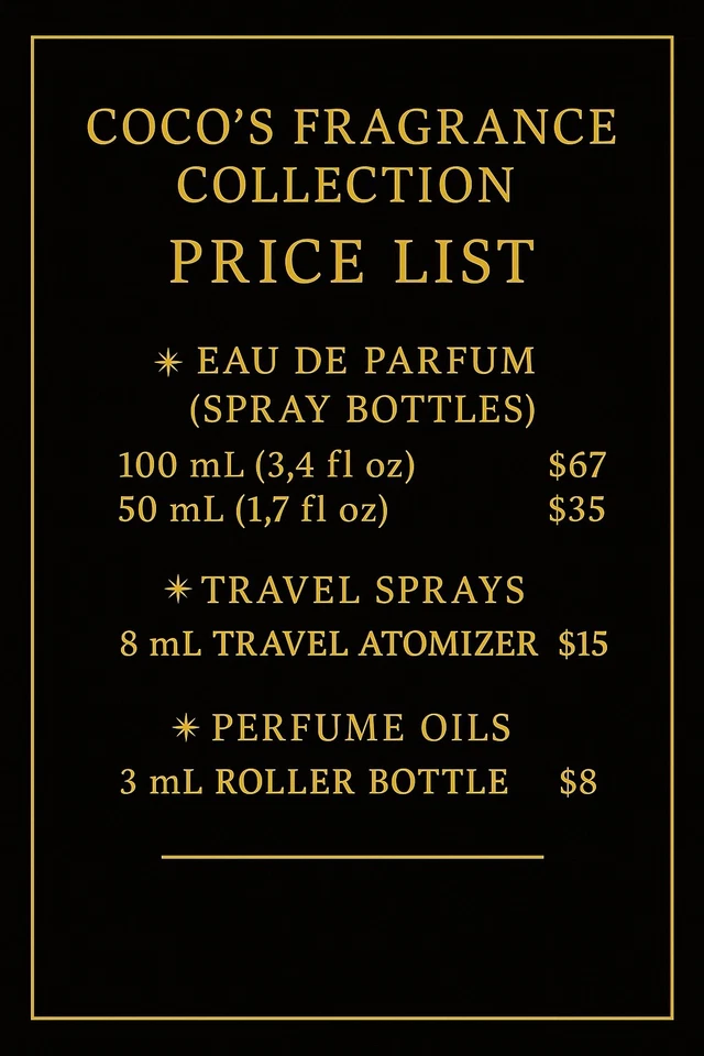 COCO’S FRAGRANCE COLLECTION — 3,4 OZ Eau de Parfum Unisex Foto 4 de 4