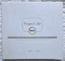 Becky Higgins Project Life Photo Pocket Pages Big Var Pack 2 12x12 Retail Box