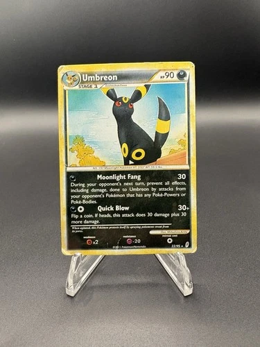 Pokemon Umbreon Holo Rare Card 22/95 Call of Legends Damaged - PSA 1 Contender!!