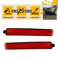 Red Housing Bumper Reflector For Saturn Outlook 07-10 Cadillac SRX 2010-16 Rear
