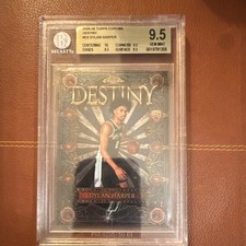 Topps 2025-26 Chrome Destiny Dylan Harper Rookie San Antonio Spurs #D-2 BGS 9.5