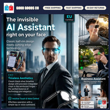 Smart Glasses with Photochromic Lenses, Touch Control, Bluetooth Call, UV400 Pro