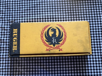 NICE OLDER RUGER SP101 .22LR YELLOW FACTORY BOX 4'' BARREL LOOK!!