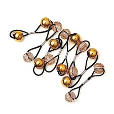 8 Pieces 16mm Ball Hair Ties, Bubble Ponytail Holders for Kids Girls Children