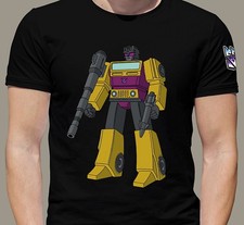 T-shirt G1 Transformers Predaking Box Art Decepticons unisex 100% cotone morbido.