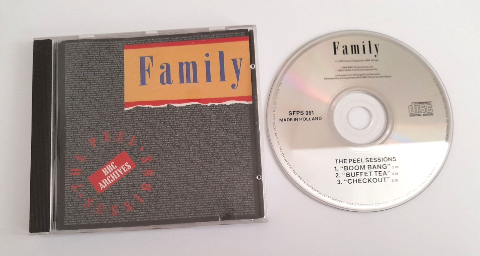 FAMILY - THE PEEL SESSIONS 1989 ORIGINAL ISSUE CD