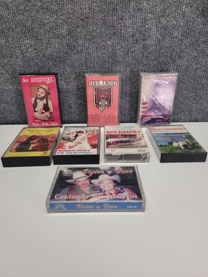 Latin Spanish Rancheras/Norteño & More Cassette Lot Of 8 Los Barbaros See Pics!