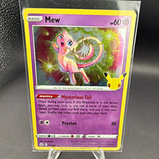 Mew 011/025 Celebrations 25th Anniversary Holo Rare English 2021 60HP on eBay
