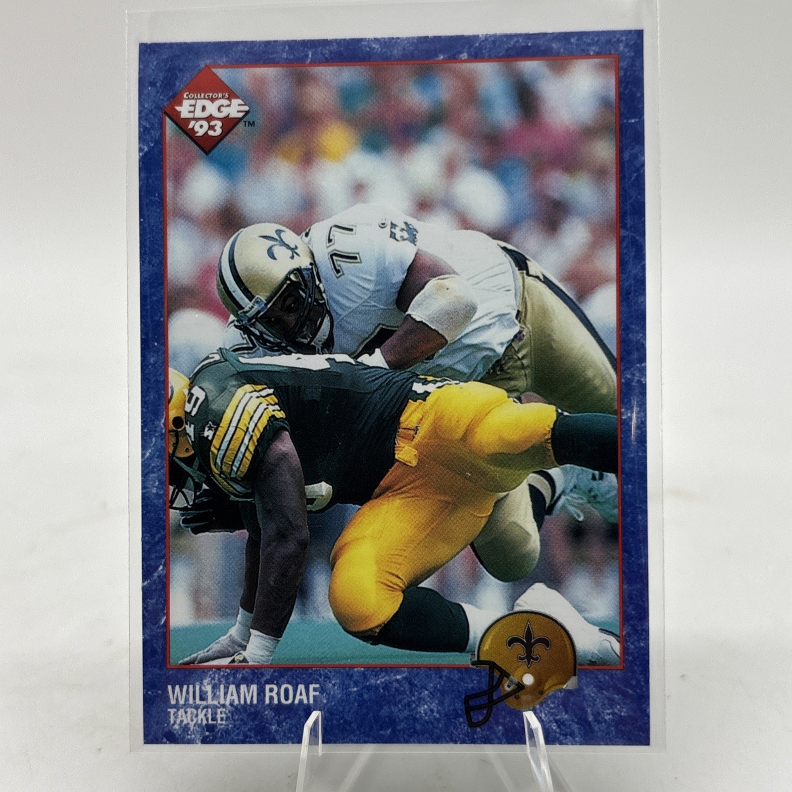 WILLIAM ROAF 1993 Edge Rookie #260 SAINTS HOF LA tech