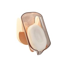 Tilted Design Soap Holder Dish Wall Mounted Adhesive Barsoap Tray for Bathroom