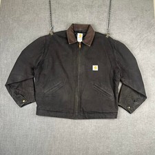 Vintage 90s USA Carhartt J80 BLK Detroit Jacket