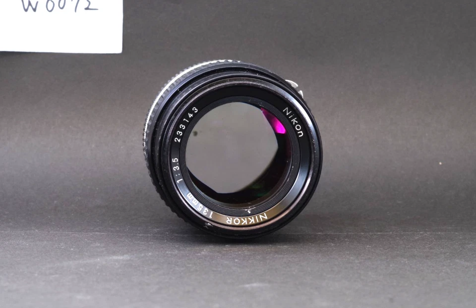 【Excelente Como Nuevo】 Lente Teleobjetivo Nikon Nikkor 135 mm f/3,5 Ai Prime de Japón #W0072 Foto 2 de 4