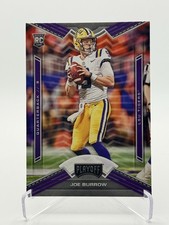 2020 CHRONICLES PLAYOFF DP FOOTBALL JOE BURROW ROOKIE CARD No.1 LSU Tigers. rookie card picture