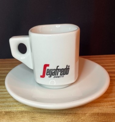 SEGAFREDO ZANETTI - VTG Espresso Cup & Saucer Set, Porcelain, Made In Italy