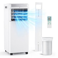 Portable Air Conditioner 7000 BTU, 6-in-1 Air Conditioning Unit Sleep Mode Timer