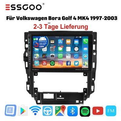 9'' 2+32GB Android 15 Autoradio Für VW Bora Golf 4 1J RDS Carplay GPS WIFI RDS BT