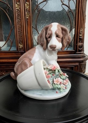 Vintage 1998 Llardo Puppy  ''it wasn't me'' ~ Collectors Society #7672 (no box)