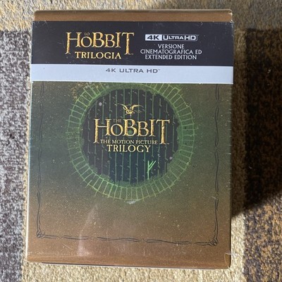 Hobbit Trilogy Extended 4K Steelbook Collection (EURO IMPORT)-Region FREE. READ