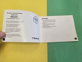 Raid on Bungeling Bay (Nintendo, NES) - Authentic (Manual only)