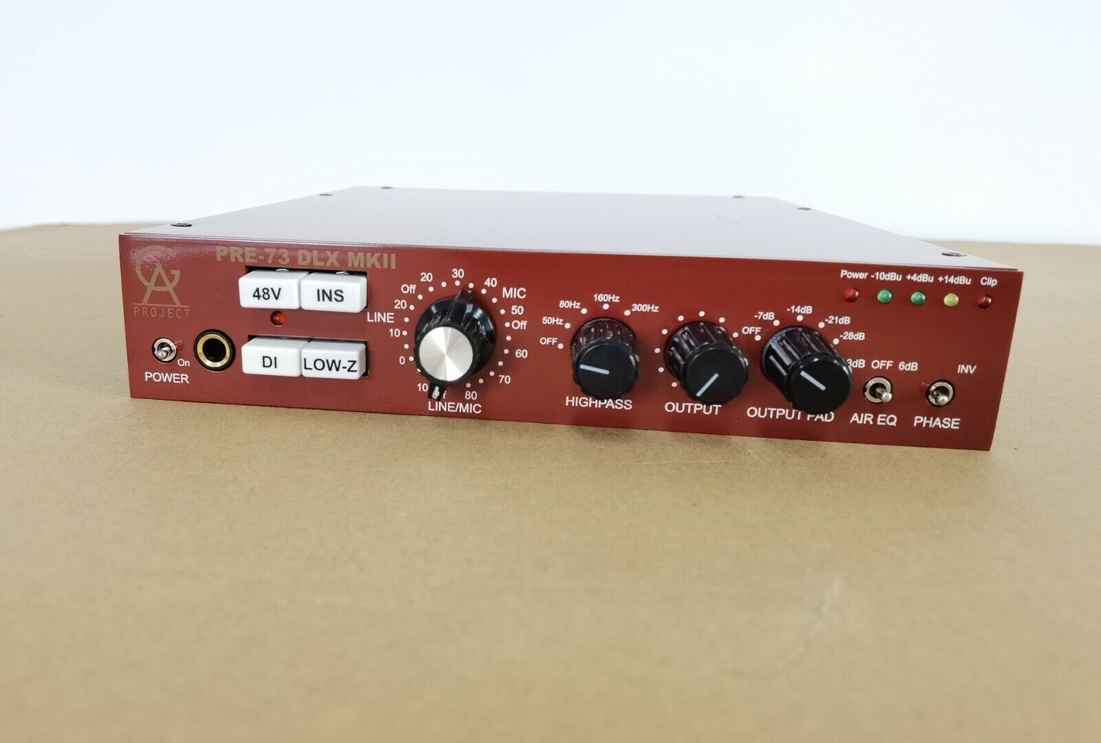 Golden Age Project PRE-73 DLX MKII Neve1073 Vintage Style Mic-Line Preamp