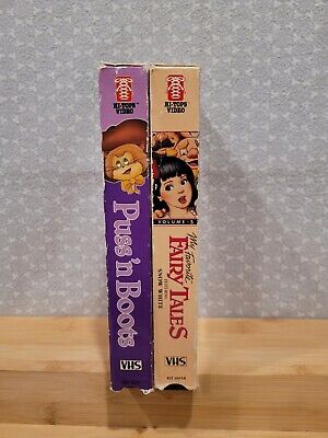 1980s VTG Hi-Tops Video My Favorite Fairy Tales Vol 5 & Puss 1980s VTG Hi-Tops Video My Favorite Fairy Tales Vol 5 & Puss