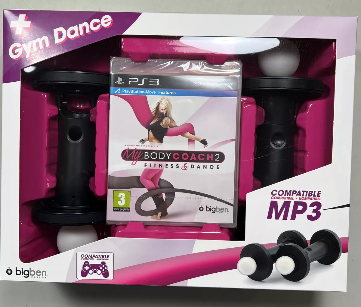 Game Pack My Body Coach 2 2 Dumbbells Move PS3 ps4 ps5 PLAYSTATION