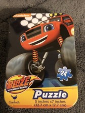 Blaze Age 6+ 5" X 7" Puzzle 24 Pezzi con Scatola di Latta Sigillata NUOVO!